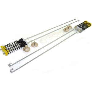 Whirlpool W10780045 Genuine OEM Washer Suspension Rod Spring Kit, 25-1/2 in.
Fits: W10780053 W10645652 W10537442 W10622030 W10821956 W10821951 W10748955 W10748953 W10537443 W10537442 W10645652 W910010083

