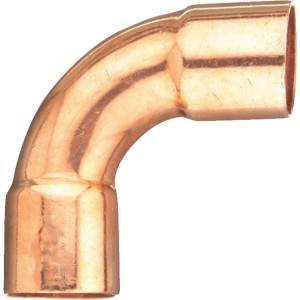 Appli Parts AP-C418L Codo de 90 grados giro Largo 4-1/8 pulg Accesorios de tuberia de cobre CxC Conexiones soldadas para refrigeracion, aire acondicionado y plomeria Tuberia de cobre ACR y tipo L 