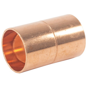 Appli Parts AP-A078 7/8 in Wrot Copper Coupling fitting CxC Sweat connections for refrigeration, air conditioning and plumbing applications ACR and Type L copper pipe  Appli Parts AP-A078 7/8 in Wrot Copper Coupling fitting CxC Sweat connections for refrigeration, air conditioning and plumbing applications ACR and Type L copper pipe