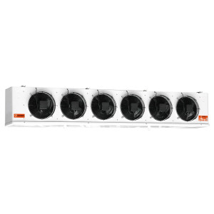 Oyon OEA2506356D Evaporador para Cuarto Frio 31429 Btu Media, 22930 btu Baja, 6 vent x 10 pulg, Descongelamiento Electrico, 220 V, 1 Ph, 50/60 Hz, 5 fpi, Perfil Medio