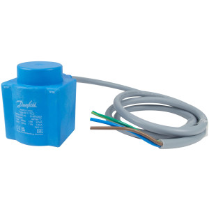 Danfoss 018F6260 Solenoid Coil 110 V, 60 Hz, 11 W, 115 V, 50 Hz, 13 W, with 40 in Cable, IP 67, BF115CS