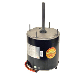 MARS 20471 1/4-3/4HP Multi HP 1075rpm Condenser Fan Motor 6 poles, 1 shaft, TEAO Enclosure, 2 speeds, Frame 48, Reversible, 208-230 V,60 Hz,1 Ph, 15mfd/440VAC Run Capacitor