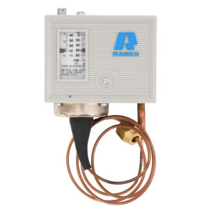 Ranco O10-1483 Single Low Pressure Control, 10 in to 100 psig, Differential Pressure 10 to 40 psi, 36 in Capillary, for refrigeration applications