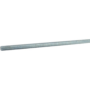 Threaded Rod Zinc Pltd, 1/4in x 6ft