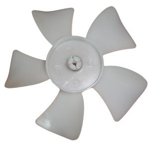Appli Parts APFB-450 4 in Plastic Fan Blade CCW 1/8 in Shaft, 5 Blades fits WR60X114AP, motor 317