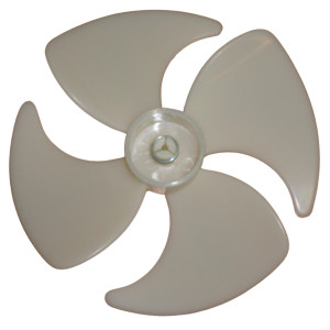 Appli Parts APFB-0102W Plastic Fan Blade, 4 Blades fits motor 01W, 02W, 4 in