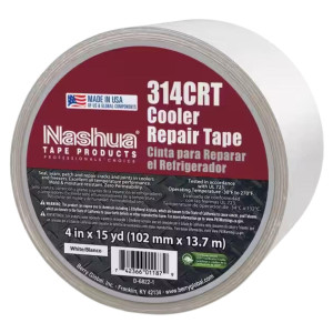Cooler Repair Tape White (4inX15yds) Nashua 314crt (Ul)