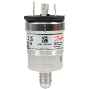 Danfoss 060G0090 Pressure Transmitter AKS 32R, Pressure connection notes: Flare 1/4 in, Pressure Connection Size: 7/16-20