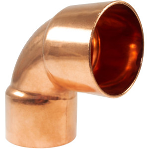 NDL N-2086 90 Degree Elbow Short turn 2-1/8in Copper pipe fittings C x C Sweat connections for refrigeration, air conditioning and plumbing applications ACR
