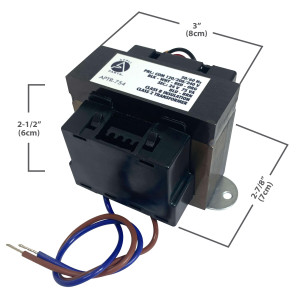 Appli Parts APTR-754 Transformer 120/208/240 V to 24 V, 75 Va, Foot Mount, Universal Replacement LTT7541F 