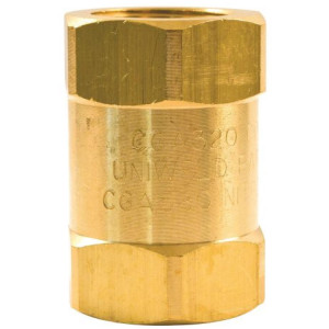 Adapter Uniweld CGA320 Cylinder to CO2 CGA580 Regulator 43319 F36