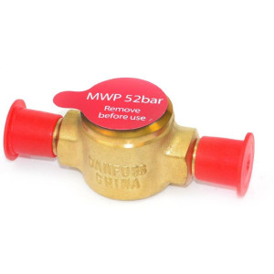 Danfoss SGP 6 I 1/4 in Sight Glass, Flare,R22,014L0007