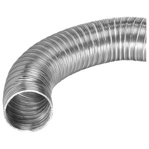 Lambro Usa 304T Ducto de Aluminio Flexible 5 pulg X 8 pies
