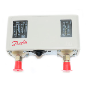Danfoss 060-124191 Pressure Control KP15 Dual Auto/Auto 1/4 in Flare Connection Capillary Not Included