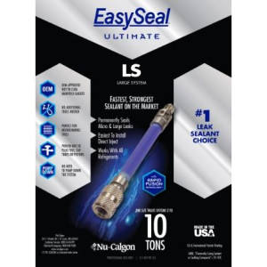 Nu-Calgon 4050-08 EasySeal LS Direct Inject, Sirve de 2 a 10 Tons, Sellante para fugas en Sistemas de Aire Acondicionado
