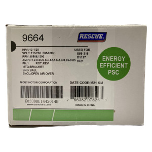 US Motor 1/12-1/20Hp 1550 rpm, 4 poles, 1 shaft, 2.5in OAO Enclosure, 3.3 diameter, Reversible, 115V/230V/50/60Hz/1Ph frame 4.17in 9664   